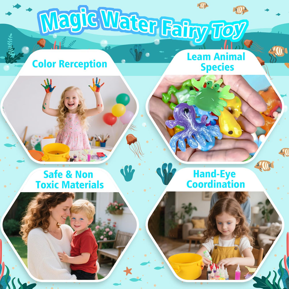 ARTPAR Magic Water Elf glowing creatures offer engaging sensory play at home.
