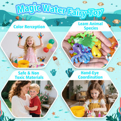 ARTPAR Magic Water Elf glowing creatures offer engaging sensory play at home.