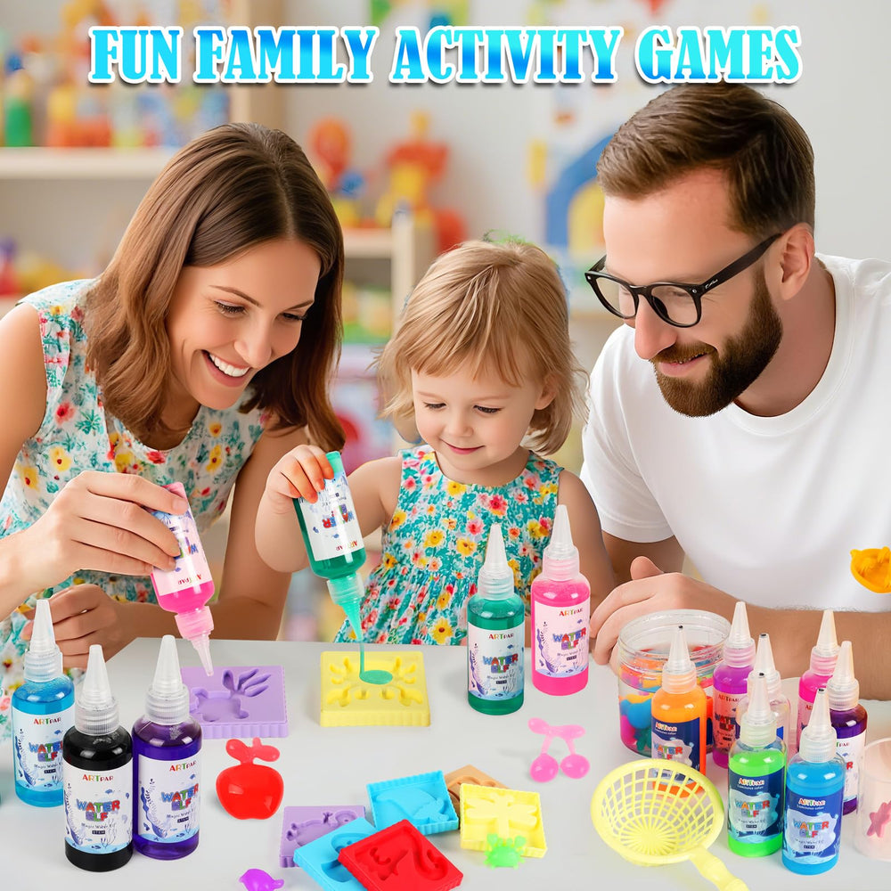 ARTPAR Magic Water Elf storage bottle helps keep pieces ready for next use.