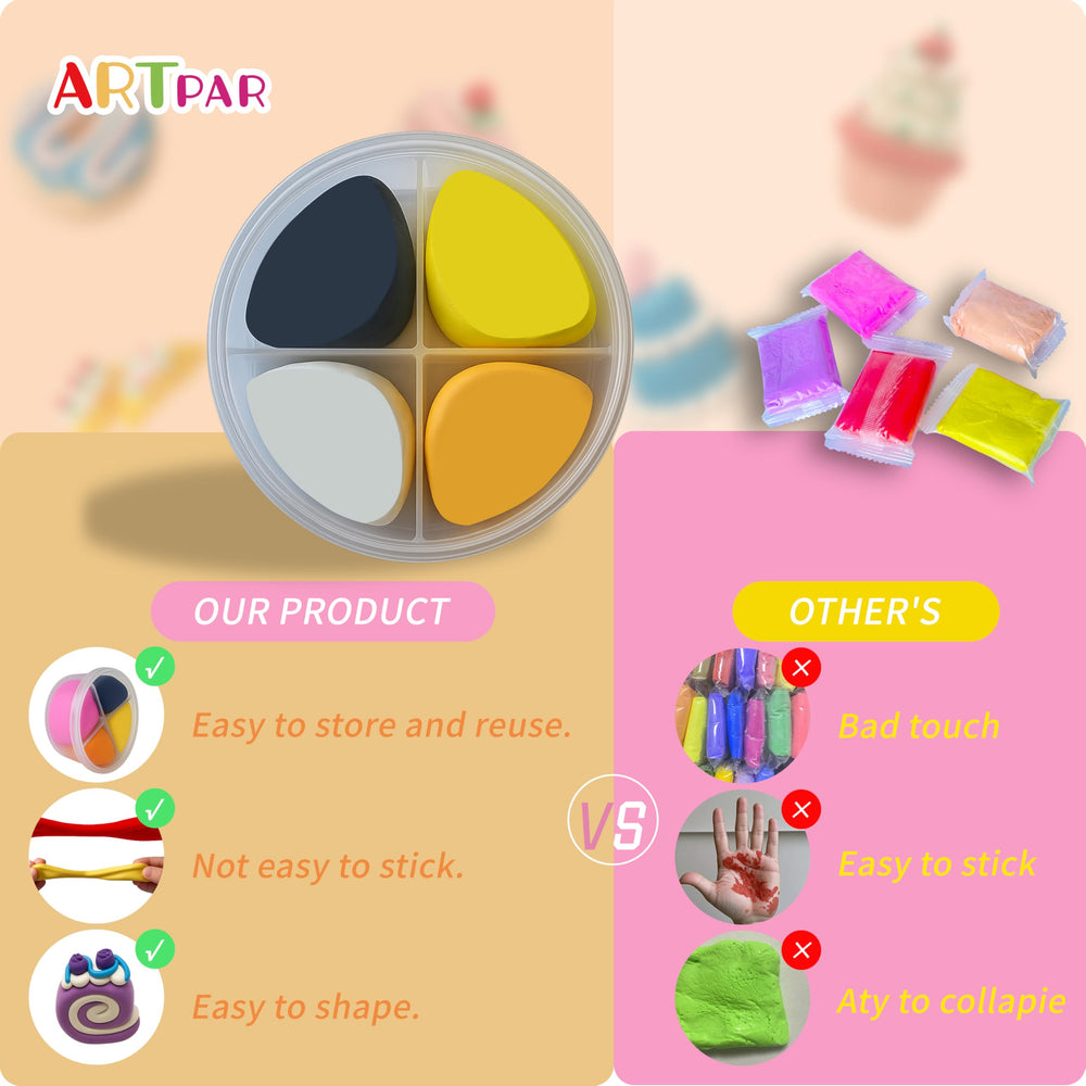 ARTPAR safe eco-friendly materials support worry-free play during learning activities.