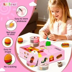 ARTPAR safety-certified clay kit with non-stick material for worry-free play