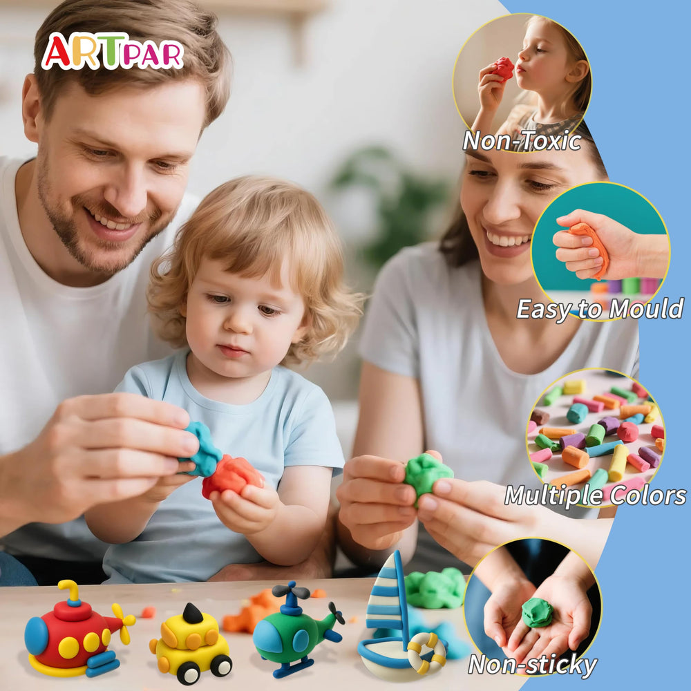 ASTM-certified safe materials ensure kid-friendly art activities.