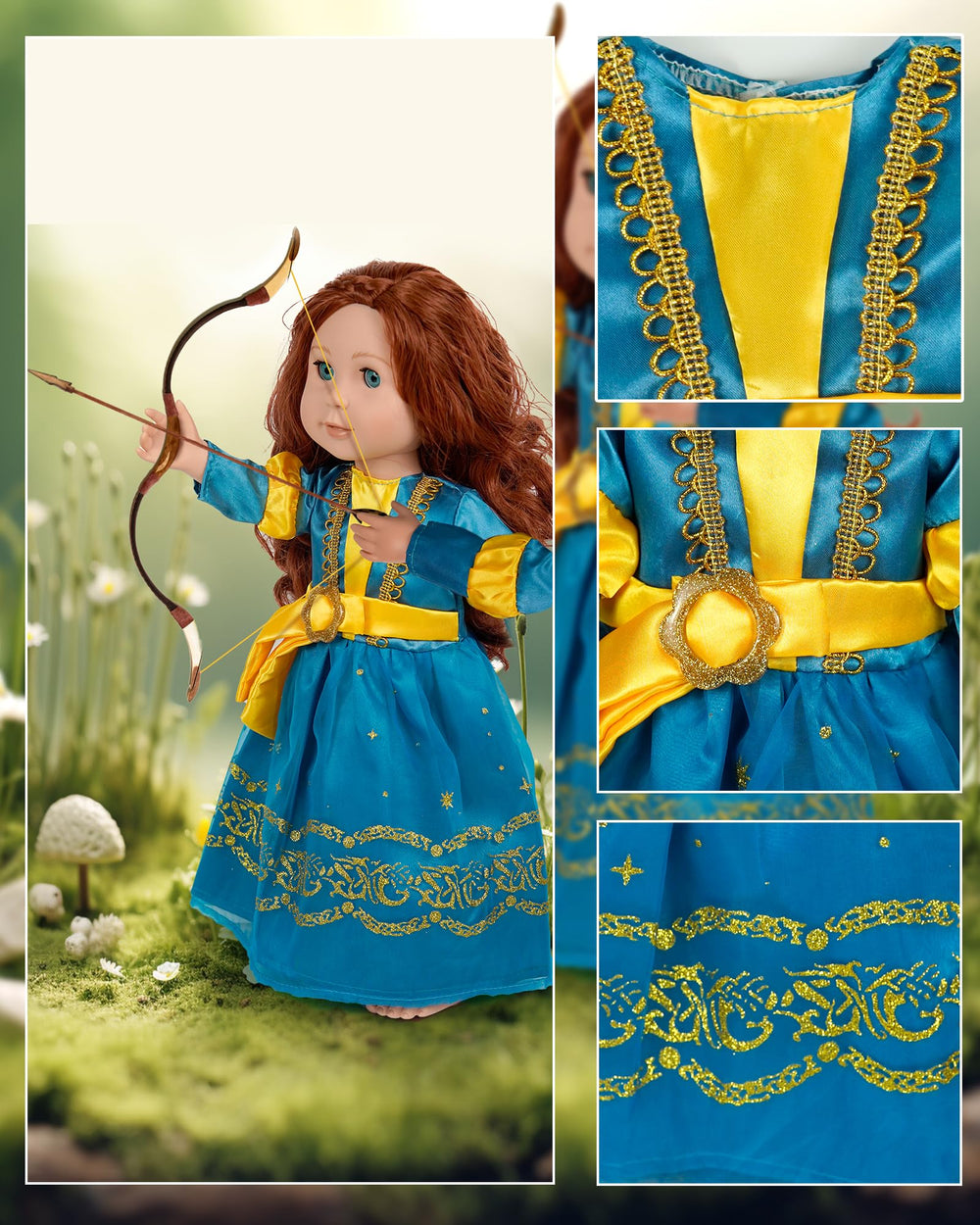 Non-toxic, odorless materials support gentle doll dress-up sessions.