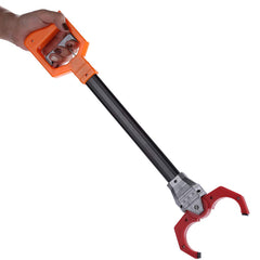 Artyea robot arm picks up small objects during pretend play.