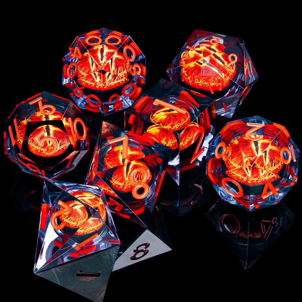ARUOHHA D4-D100 resin dice; balanced for fair rolls