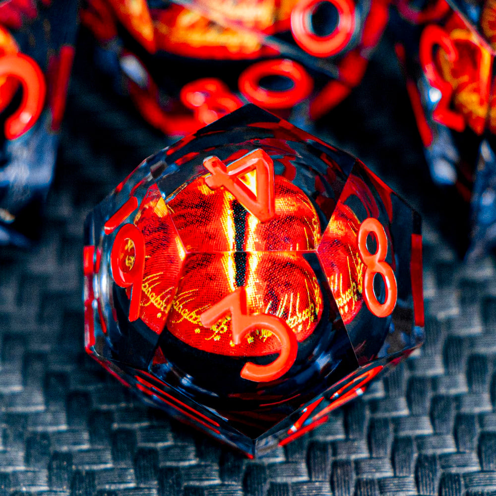 ARUOHHA seven-piece D&D dice set; perfect for new campaigns