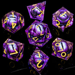 ARUOHHA Dragon Eye D12 dice with sharp edges for balanced distribution.
