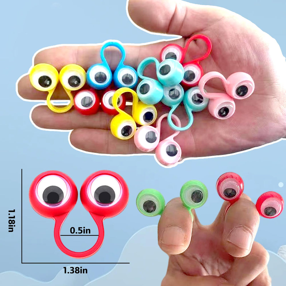 Aruytps wiggly eyeball puppets in action with rotating eyes for engagement.