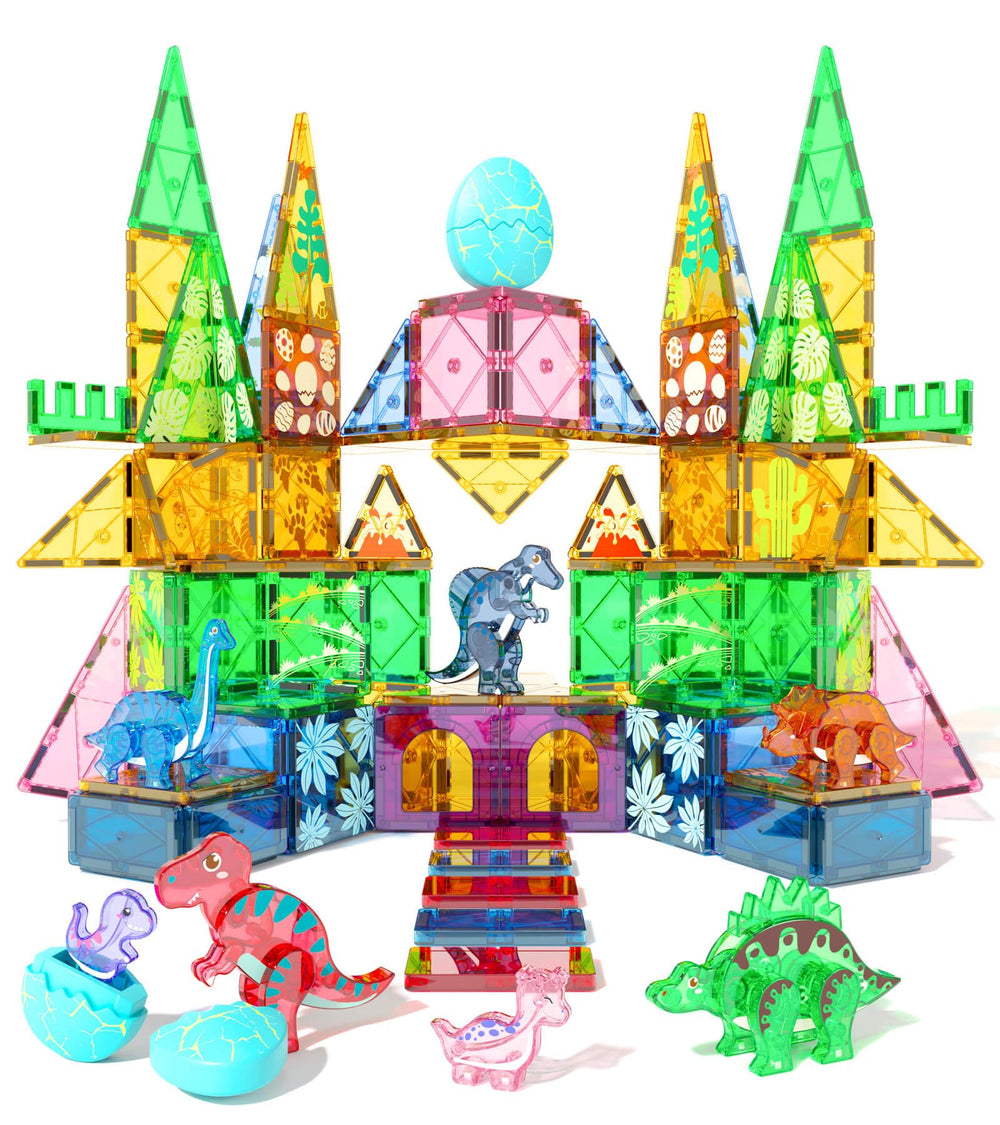 Asago dinosaur tiles set egg hatch scene for imaginative storytelling.