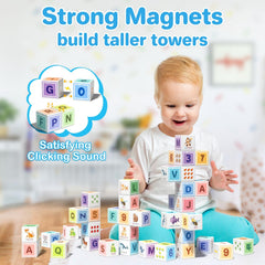 Asago blocks aid preschool learning with ABCs, numbers, animals, and fruits