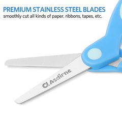 Asdirne Kids Scissors assorted color 3-pack adds playful power to crafts.