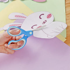 Asdirne safety blunt-tip scissors, prioritizing safety for early cutting activities.