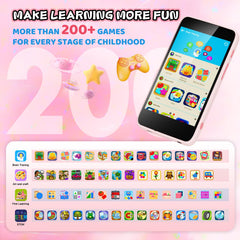 Ashfly Kids Smart Phone dual cameras for capturing moments and memories.