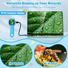 Ashfly pocket microscope showing 500x magnification for tiny details