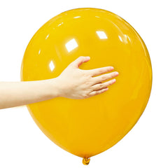 ASIYUHY 18-inch yellow balloon pack for festive celebrations, ideal for weddings and birthdays.
