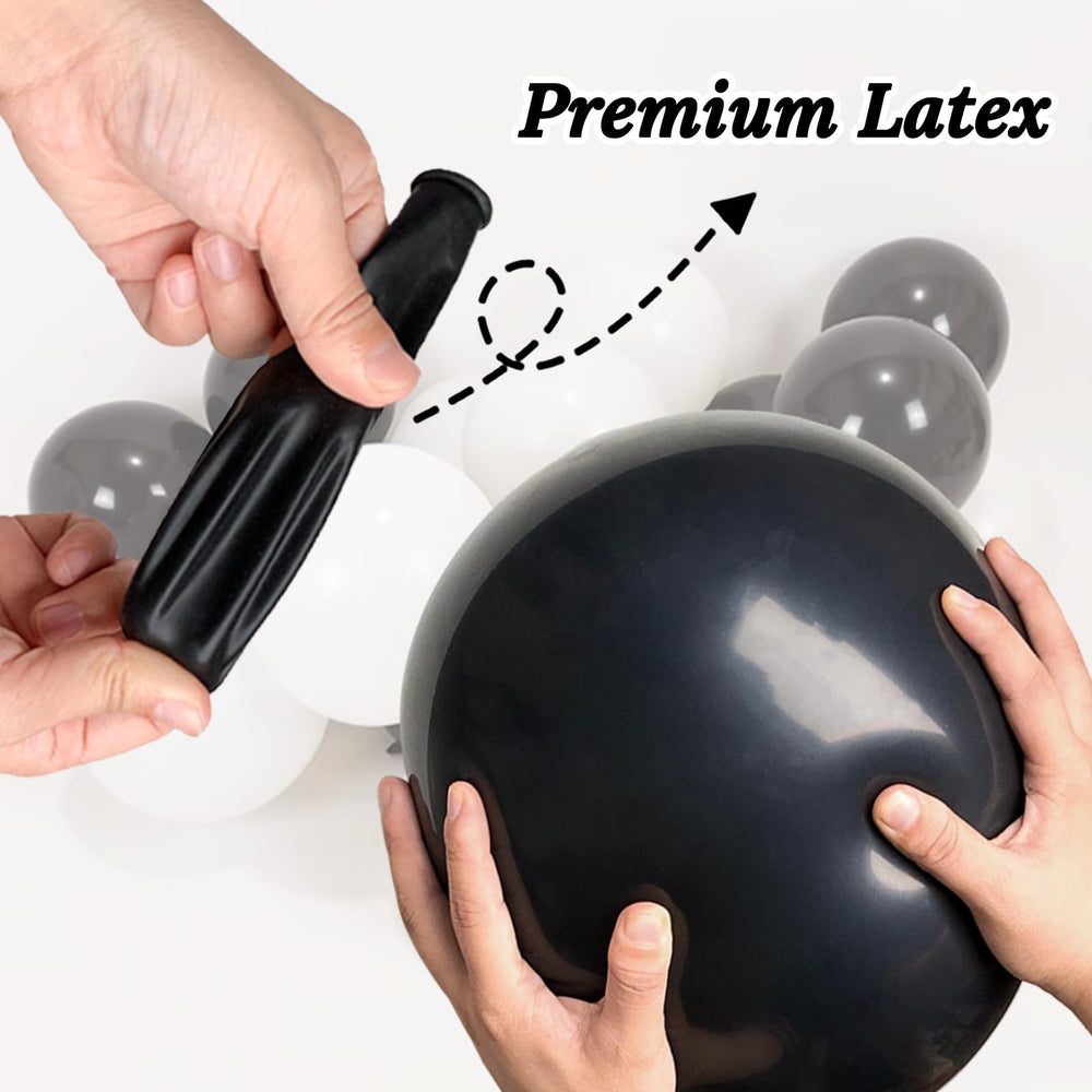 ASIYUHY thickened latex balloons are easy to inflate and durable for arches