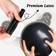 ASIYUHY thickened latex balloons are easy to inflate and durable for arches