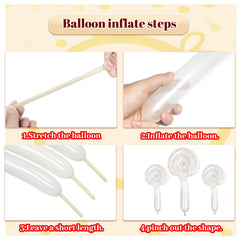 ASIYUHY balloon art animal model for DIY crafting joy