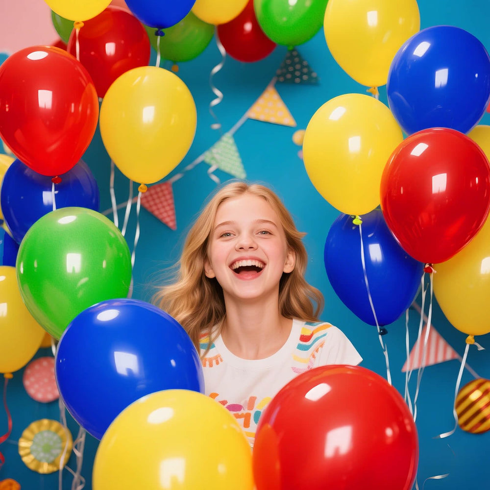 ASIYUHY circus inspired balloons for eye catching garlands.