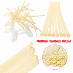 ASIYUHY clear long balloon twist cat for whimsical decorations