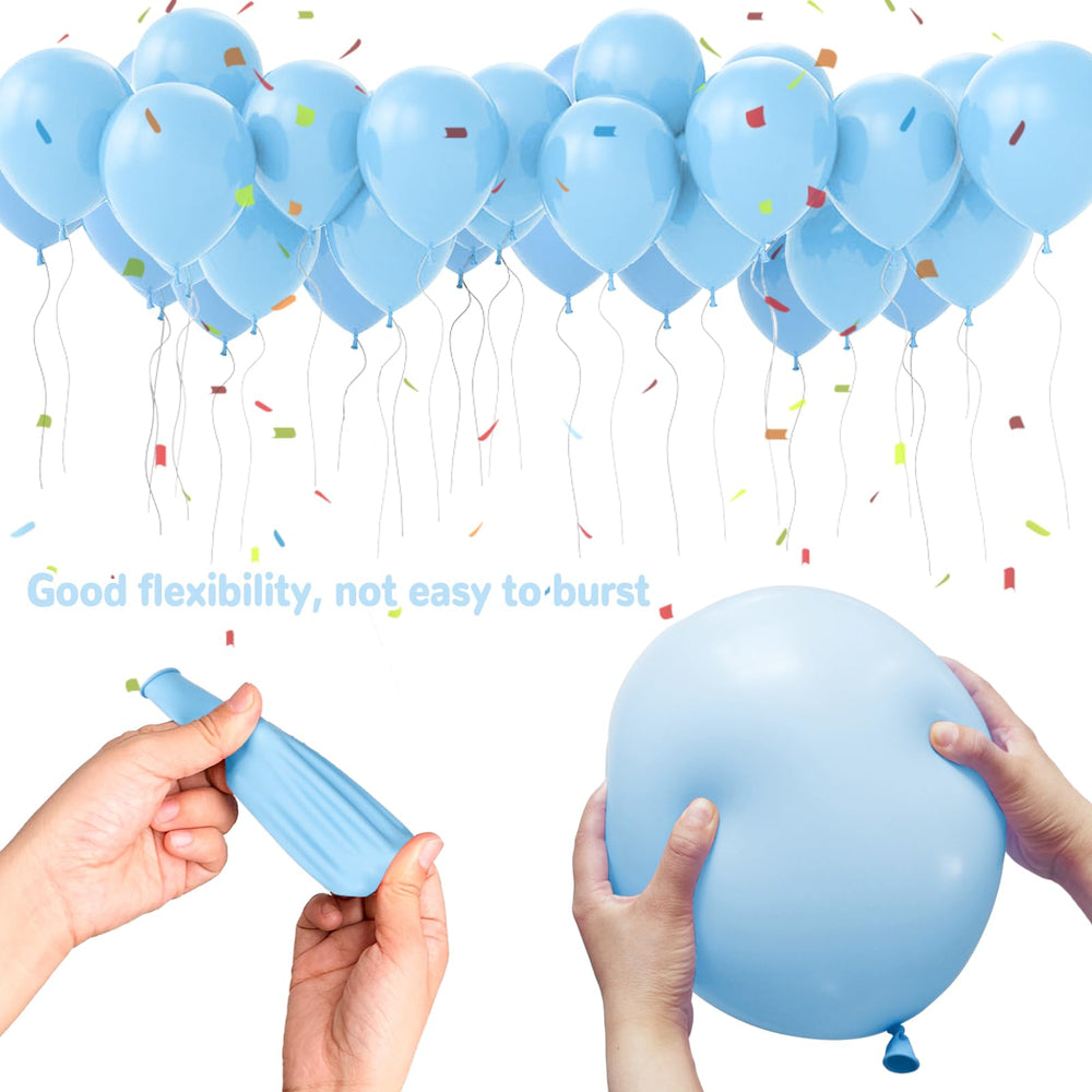 ASIYUHY gender reveal balloon pastel blue for soft suspense