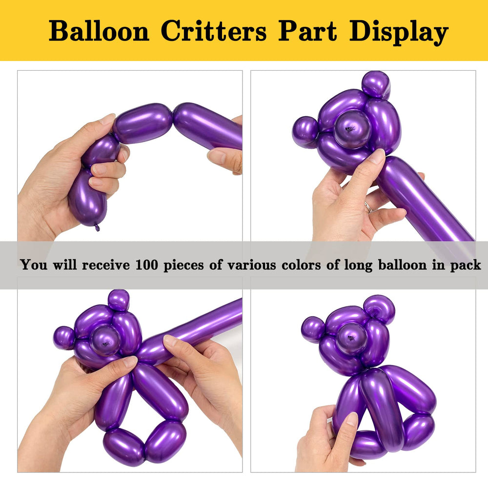 ASIYUHY metallic 260 long balloons ideal for wedding and event decor