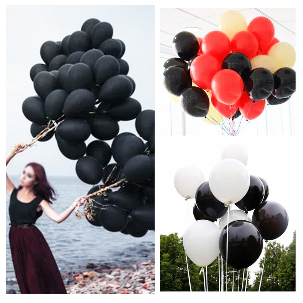 ASIYUHY classic black-and-white balloons fit any theme
