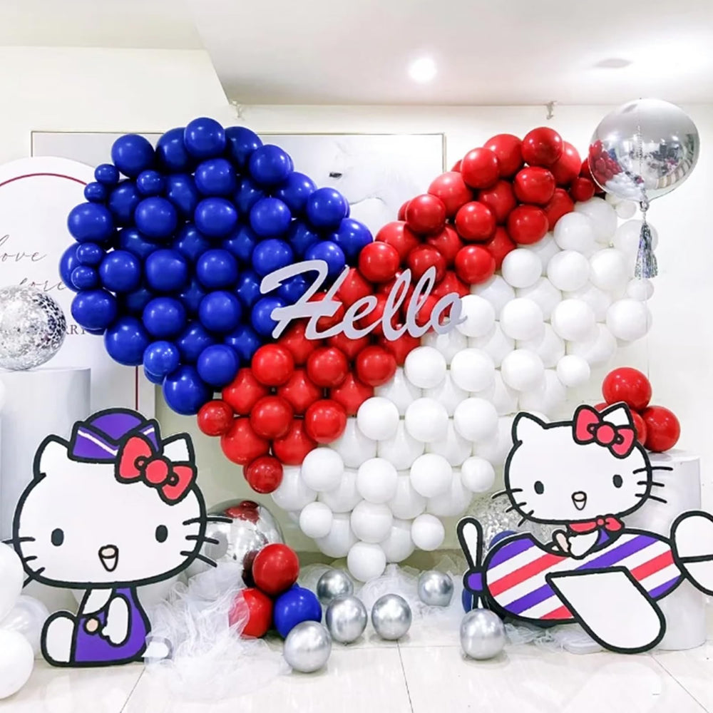 ASIYUHY patriotic color combination enhances party mood.