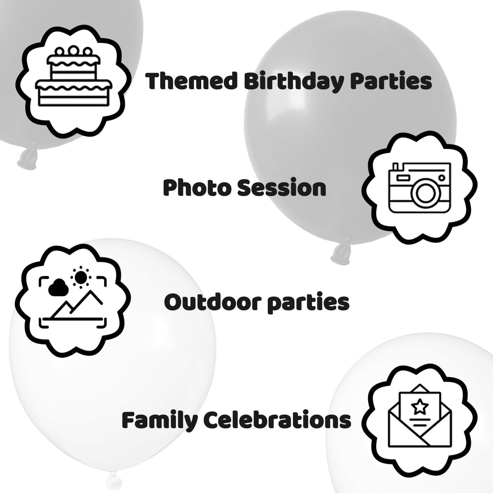 ASIYUHY 100-piece pack with ribbons enables quick party setup