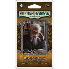 Asmodee Arkham Horror Harvey Walters starter deck cover for fast cooperative play
