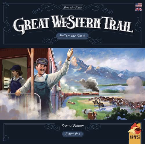 Asmodee Rails to the North 2e components show dual-layer boards and richer setup options.