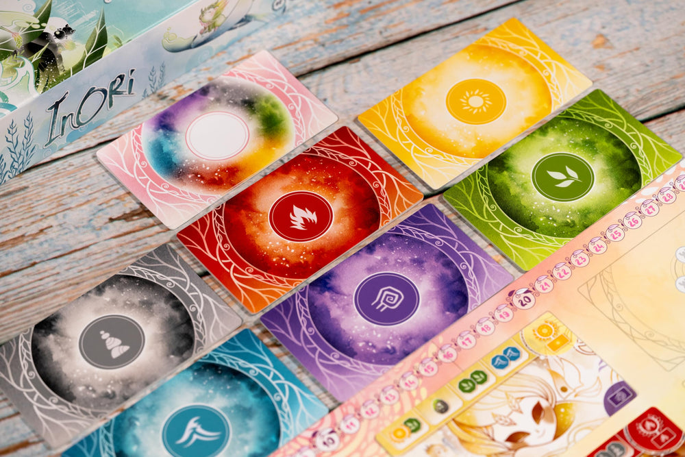 Asmodee Inori player mats organizing actions for smooth turns