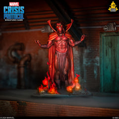 Asmodee miniature figure captures Mephisto’s menacing presence for collectible gameplay.