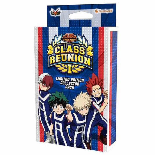 Asmodee MHA Class Reunion booster front view with exclusive foil cardsβgreat gift for collectors.