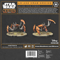 Asmodee Star Wars Legion Crab Droid Expansion: heavy armor detail for durable engagements