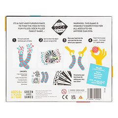 The Sock Game shows two fluffy socks bulging with tiny items for discovery