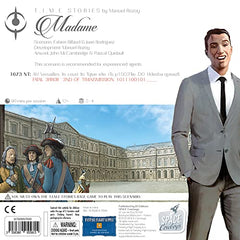 Asmodee TIME Stories Madame Expansion gameboard closeup highlights immersive Versailles setup