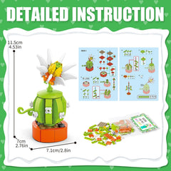 Asoulin mini-succulents building blocks ready for simple assembly.