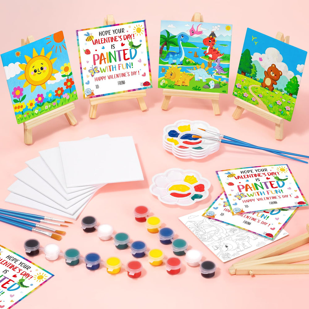 Asoulin 24 palettes help kids mix colors neatly and learn shading.