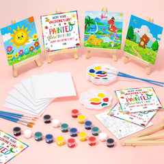 Asoulin 24 palettes help kids mix colors neatly and learn shading.