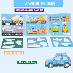 ASTARON 3D Magnetic Puzzle thick cardboard pages feel sturdy and reusable