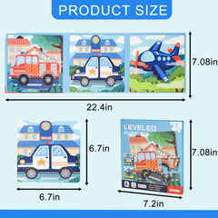 Astaron magnetic puzzle 20-piece airplane for plane journeys