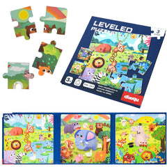 ASTARON magnetic 3-in-1 lion puzzle for toddlers on the go