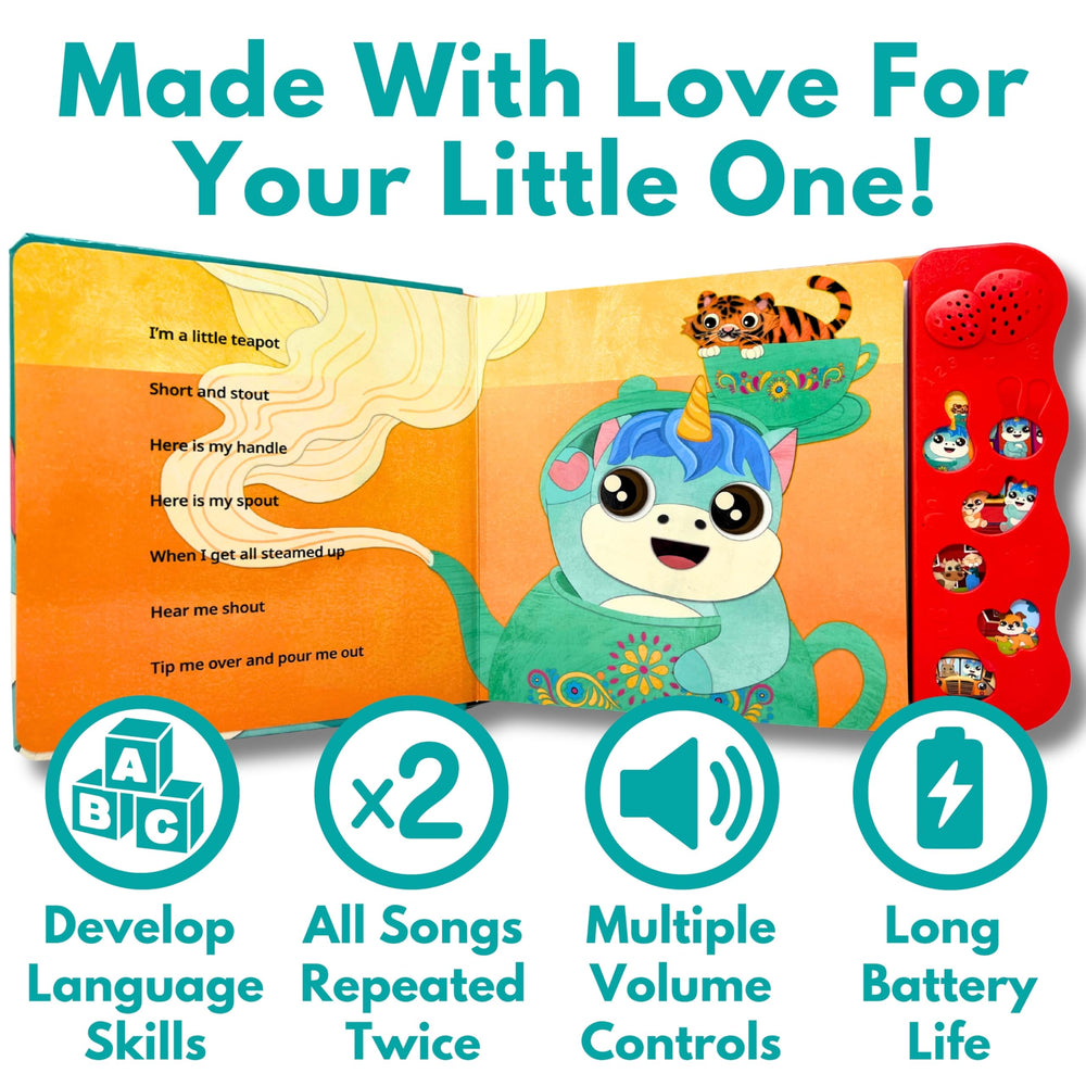 Astro Learns English child listening to songs encourages early language play