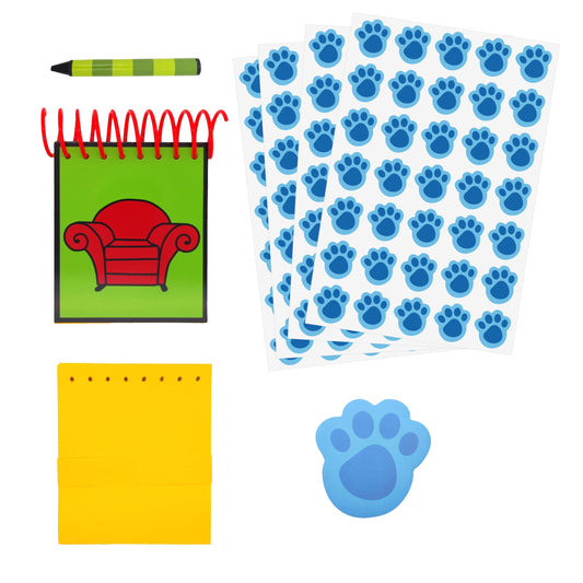 ASVP Shop Steve notebook with crayon on cover, ideal for quick notes and doodling.