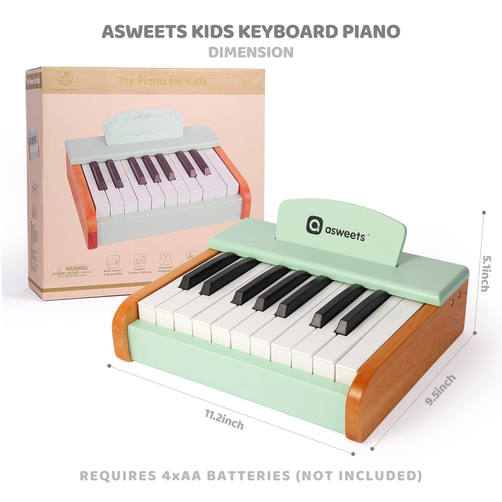 Asweets piano playtime showcases a durable wooden build crafted for long-term use.