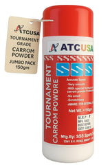 ATCUSA tournament carrom powder 150g jumbo pack for professional glide