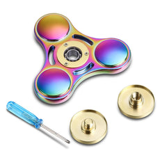 ATESSON fidget spinner's compact design fits pockets for on-the-go focus.