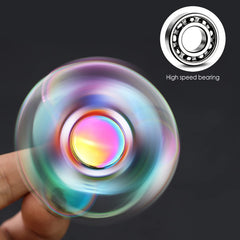 ATESSON fidget spinner delivers high-speed spins with a precision aluminum body.