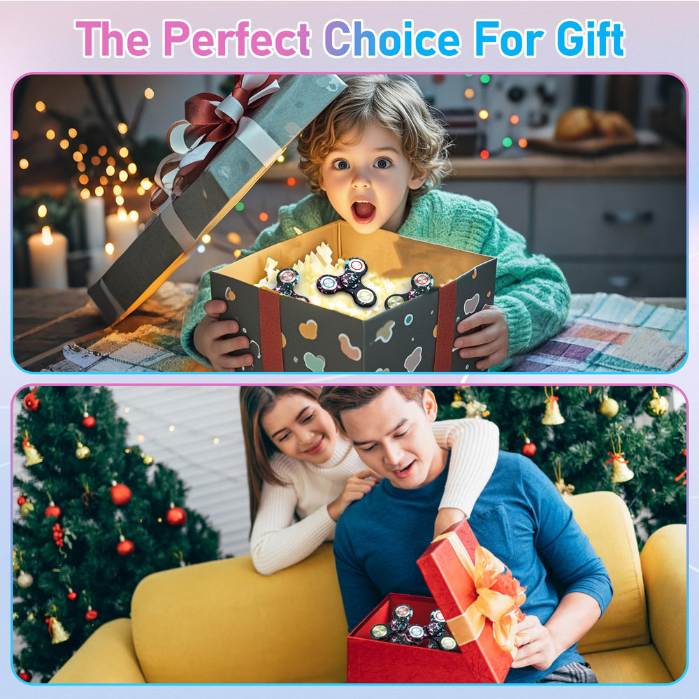 ATESSON gift-ready spinner appeals to adults and kids alike.